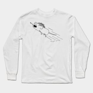 super mouse (black) Long Sleeve T-Shirt